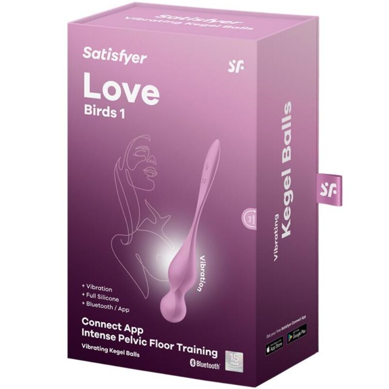 SATISFYER - Vibreerivad Kegel-kuulid "Love Birds"