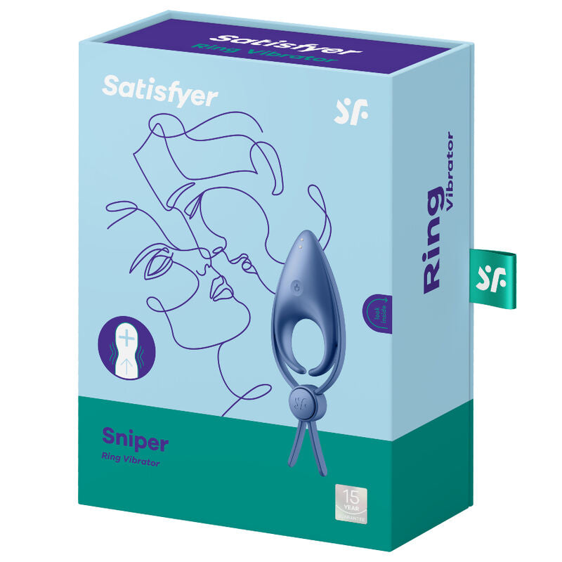 SATISFYER - Sniper ring vibreeriv peeniserõngas
