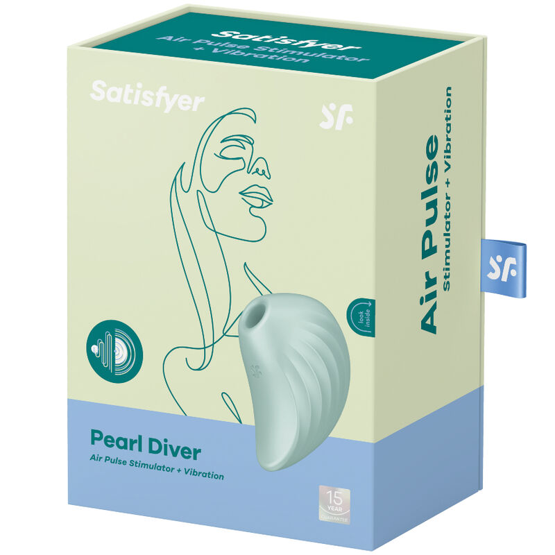 SATISFYER - Pearl diver õhkstimulaator & vibraator