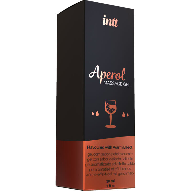 INTT - Aperoli maitseline soojendava efektiga massaažigeel