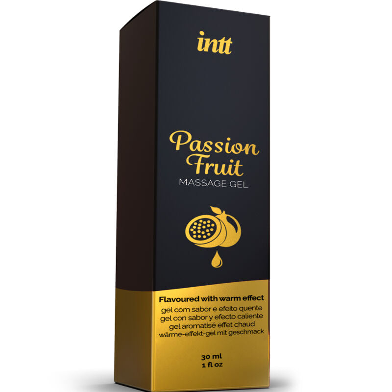 INTT - Passiooni maitseline soojendava efektiga massaažigeel