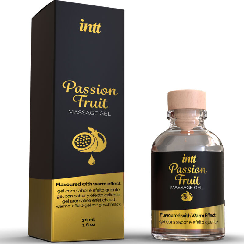 INTT - Passiooni maitseline soojendava efektiga massaažigeel