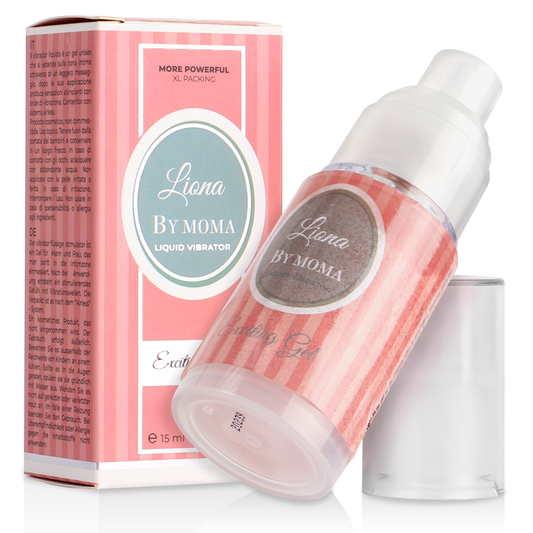 LIONA BY MOMA - Vedel vibraator "Exiting" geel 15ml