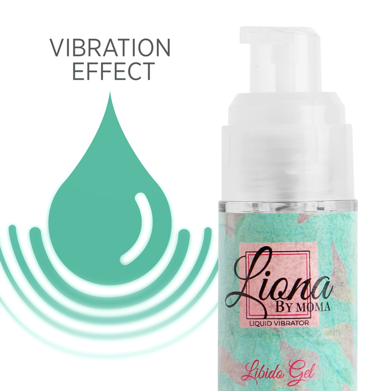 LIONA BY MOMA - Vedel vibraator"Libido" geel 15ml