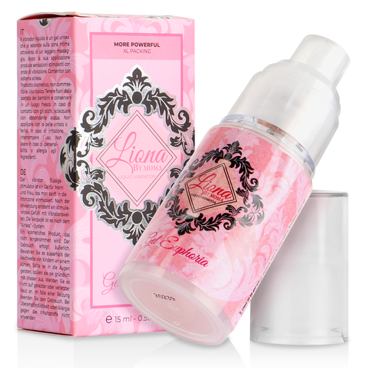 LIONA BY MOMA - Vedel vibraator"Euphoria" geel 15ml