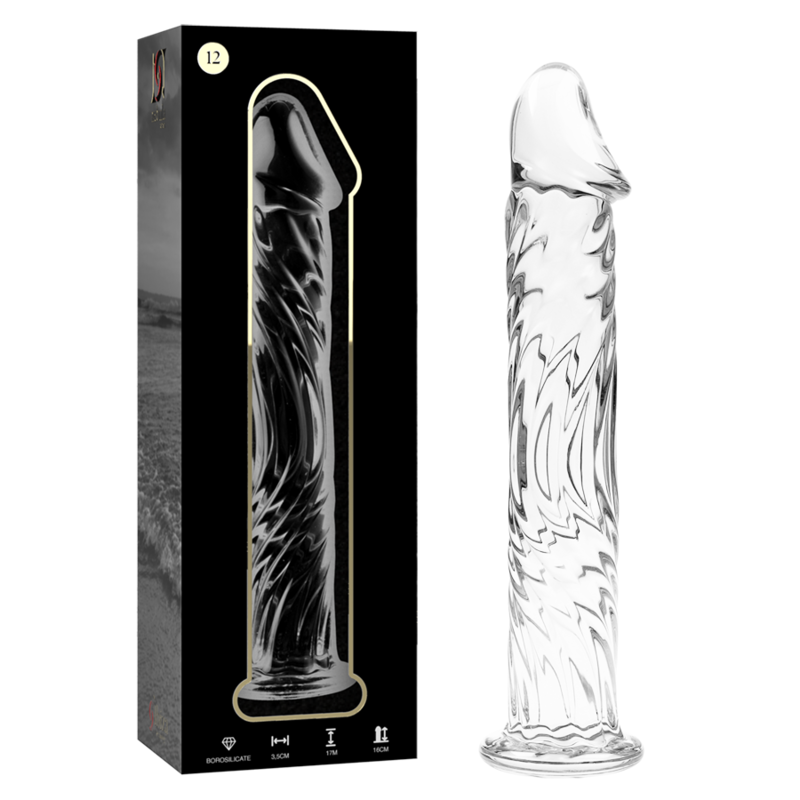 NEBULA SERIES BY IBIZA - Klaasist dildo 17 X 3.5cm (mudel 12)