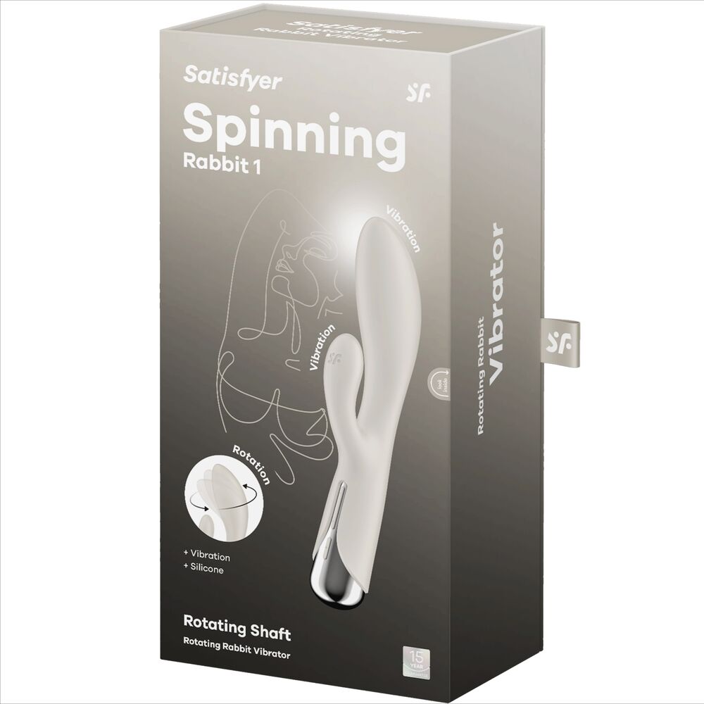 SATISFYER - Spinning rabbit 1 kliitori ja g-punkti stimulaator