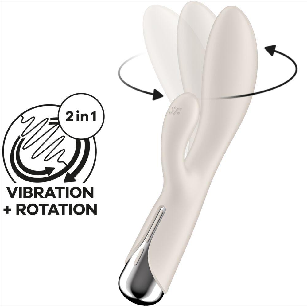 SATISFYER - Spinning rabbit 1 kliitori ja g-punkti stimulaator