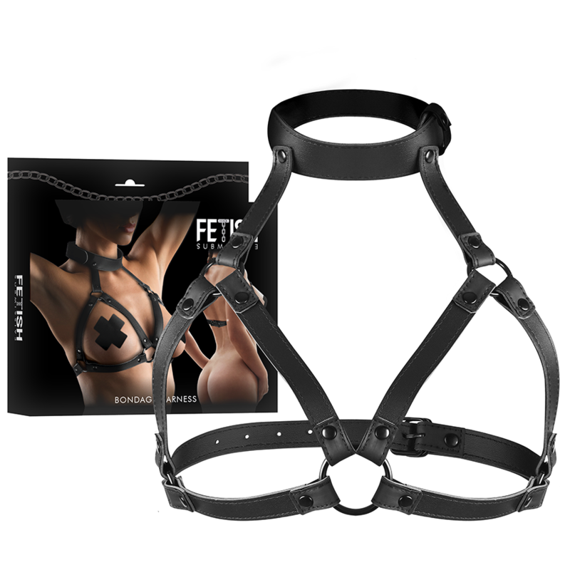 FETISH SUBMISSIVE BONDAGE - Reguleeritavad ülakeha rakmed naisele