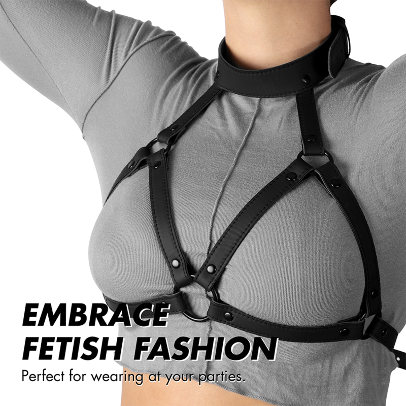 FETISH SUBMISSIVE BONDAGE - Reguleeritavad ülakeha rakmed naisele