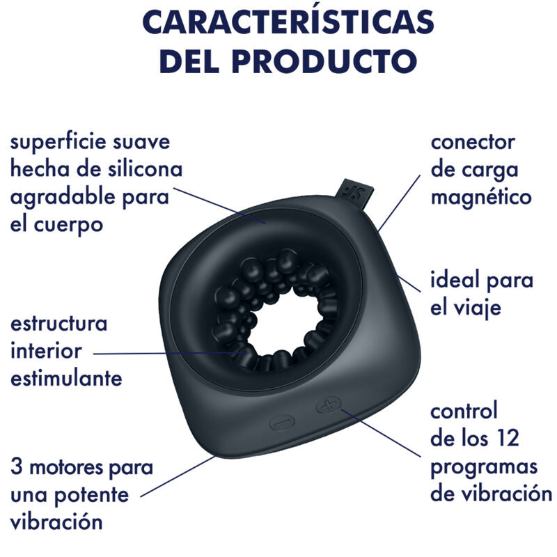 SATISFYER - Ring stroker masturbaator & vibraator