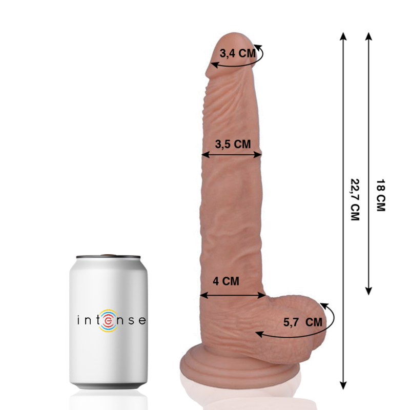 MR INTENSE - Realistlik dildo 22.7 x 3.5cm
