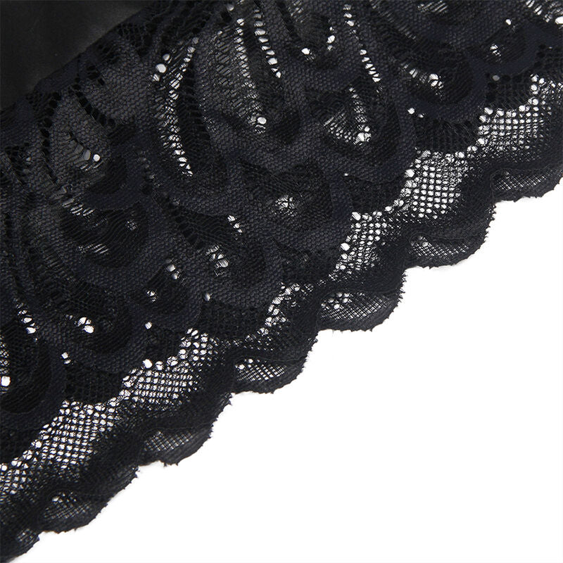 SUBBLIME - Lillelise mustriga babydoll komplekt