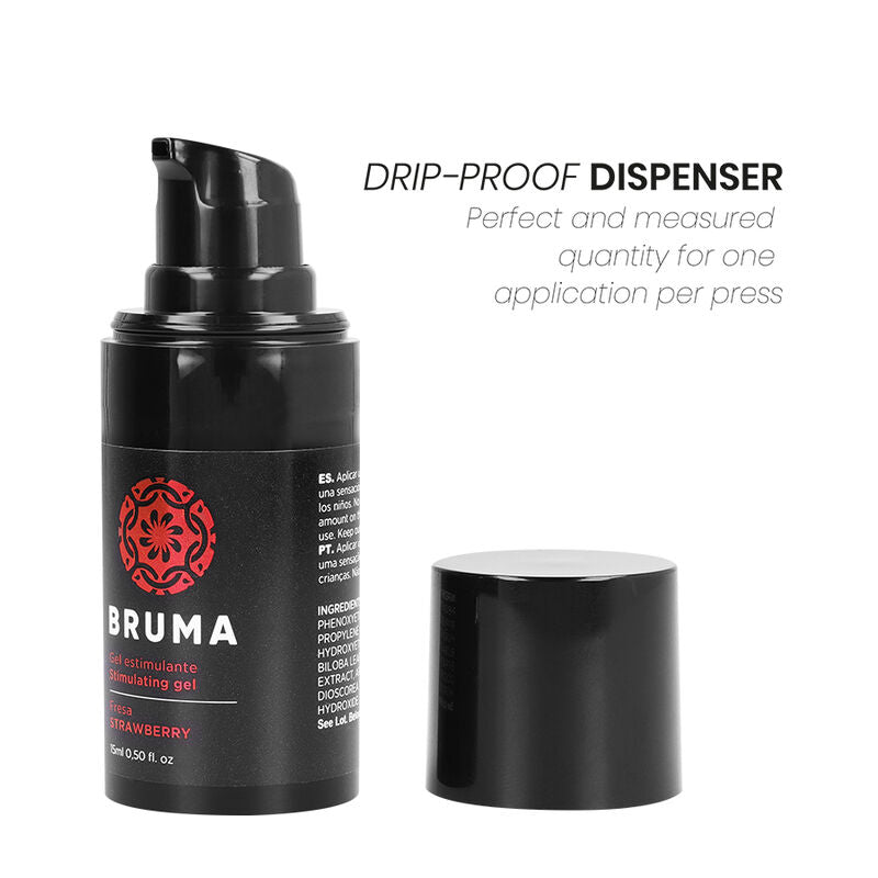 BRUMA - Maasika maitseline orgasmigeel 15 ML