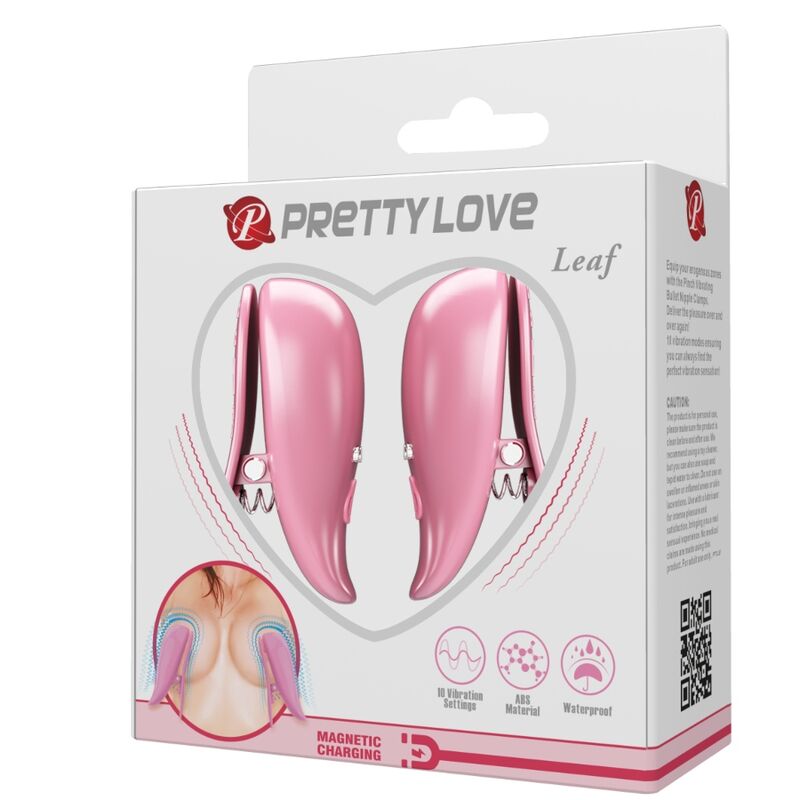 PRETTY LOVE - Vibreerivad nibuklambrid "Leaf"