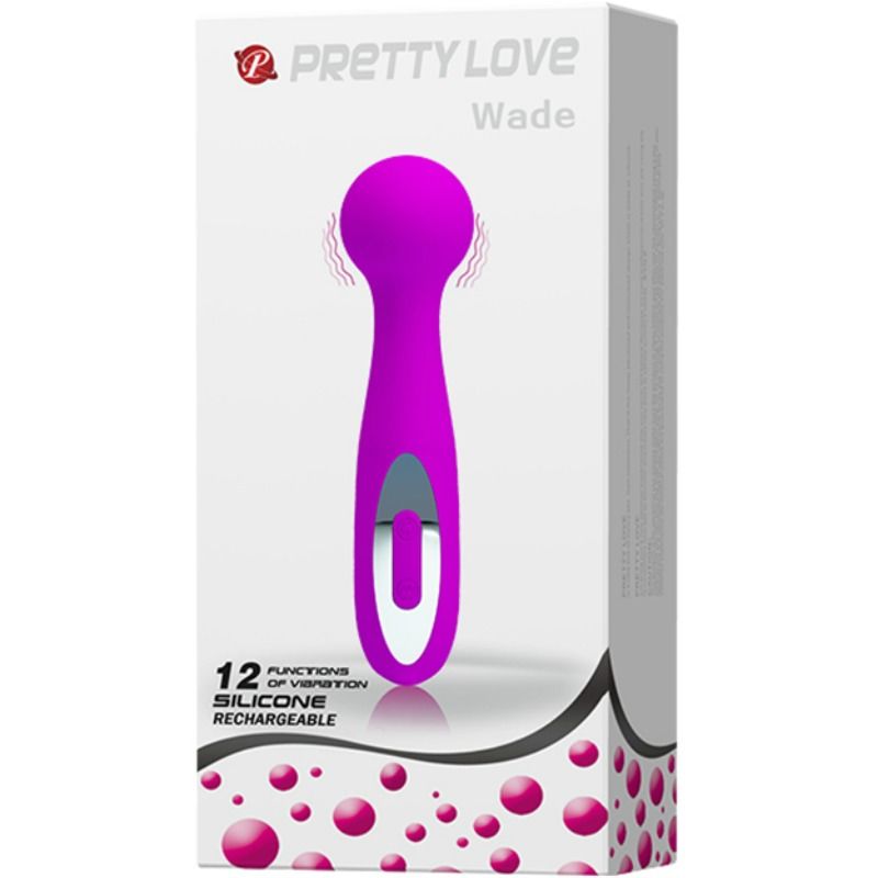 PRETTY LOVE - Laetav 12 töörežiimiga wand vibraator/masseerija