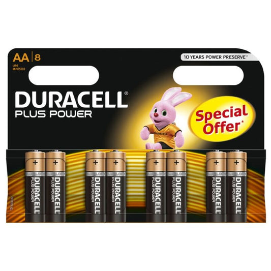 DURACELL -  AA LR6 patareid 8tk